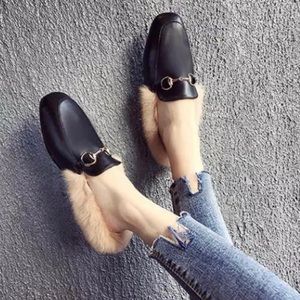 Horsebit Furry Loafers